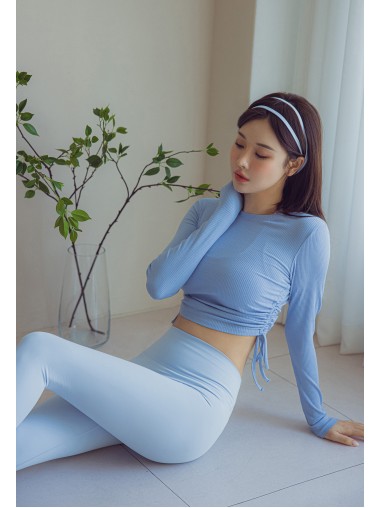 Friday's Vibes Flower String Ribbed Top (3色)